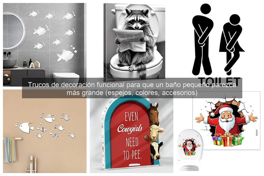 Cómo combinar decoraciones en un baño pequeño sin saturar