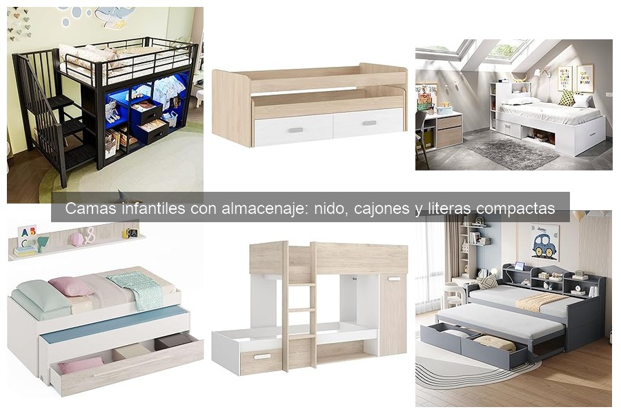 Cómo cuidar camas infantiles con almacenaje fácilmente