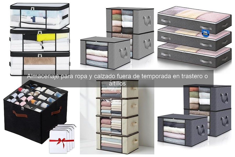 Cómo cuidar organizadores de almacenaje para ropa y calzado