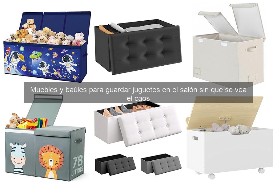 Cómo elegir el baúl de juguetes ideal para salones pequeños