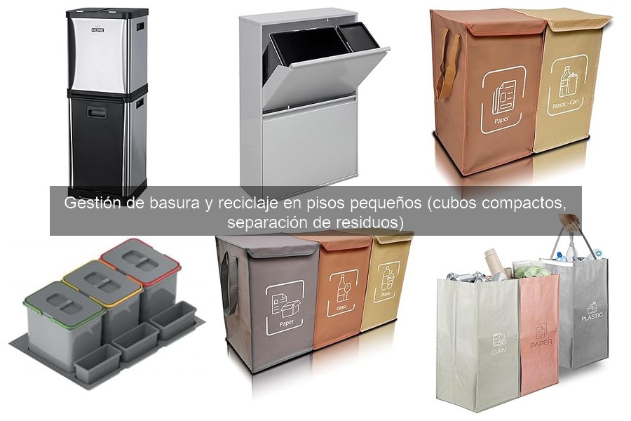 Cómo elegir el cubo de basura ideal para pisos pequeños