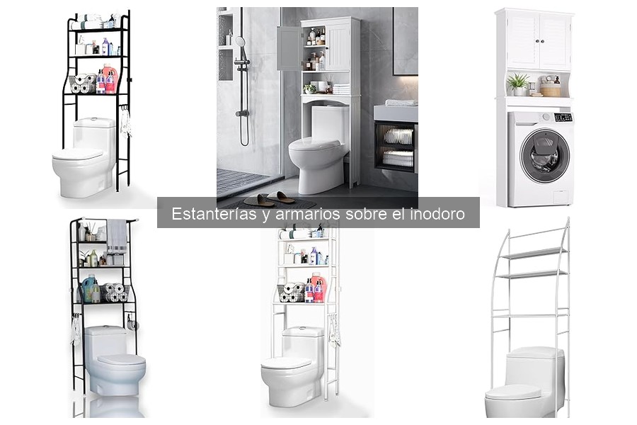 Cómo elegir estanterías sobre el inodoro para tu baño