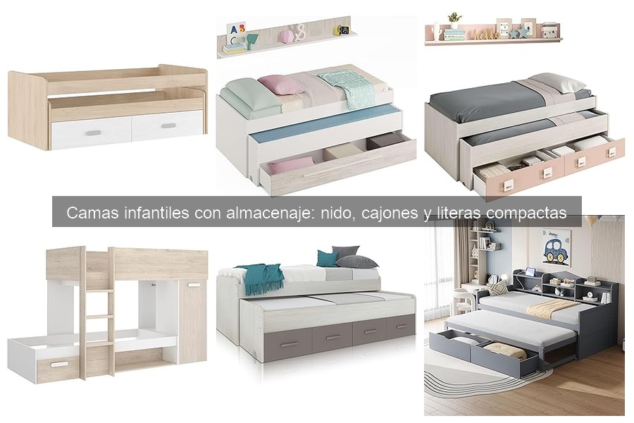 Cómo elegir la cama infantil con almacenaje ideal
