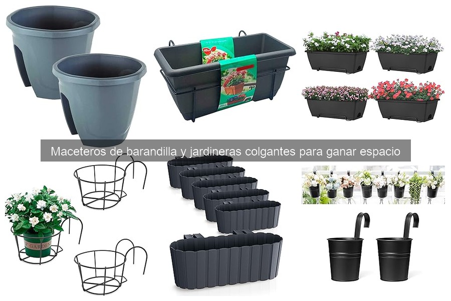 Cómo elegir la jardinera colgante perfecta para tu balcón