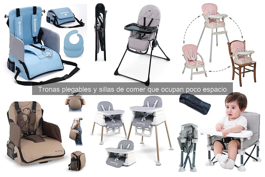 Cómo elegir la mejor trona plegable para espacios pequeños