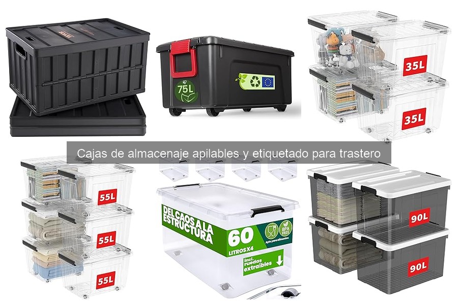 Cómo elegir las mejores cajas apilables para trastero
