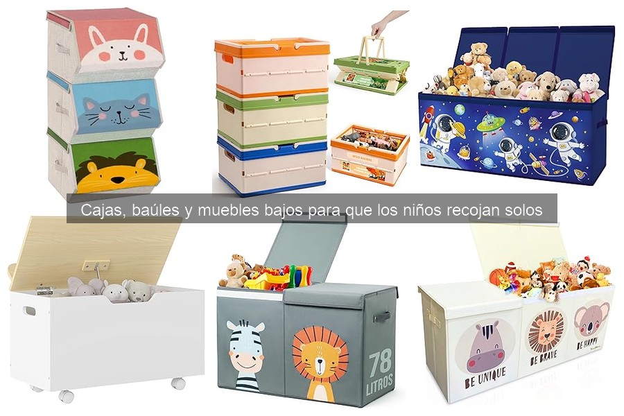 Cómo enseñar a los niños a usar cajas de almacenamiento