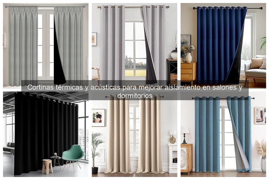 Cómo Instalar Cortinas Térmicas y Acústicas en Casa