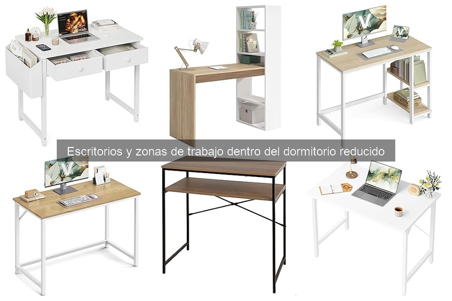 Cómo instalar escritorios plegables en dormitorios pequeños