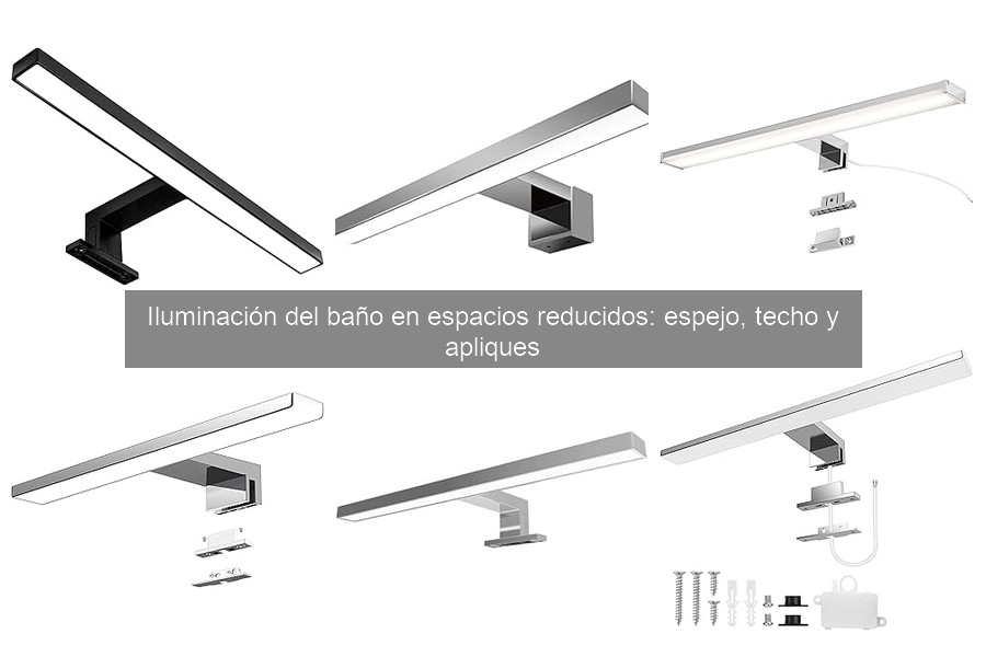 Cómo instalar iluminación de baño en espacios reducidos