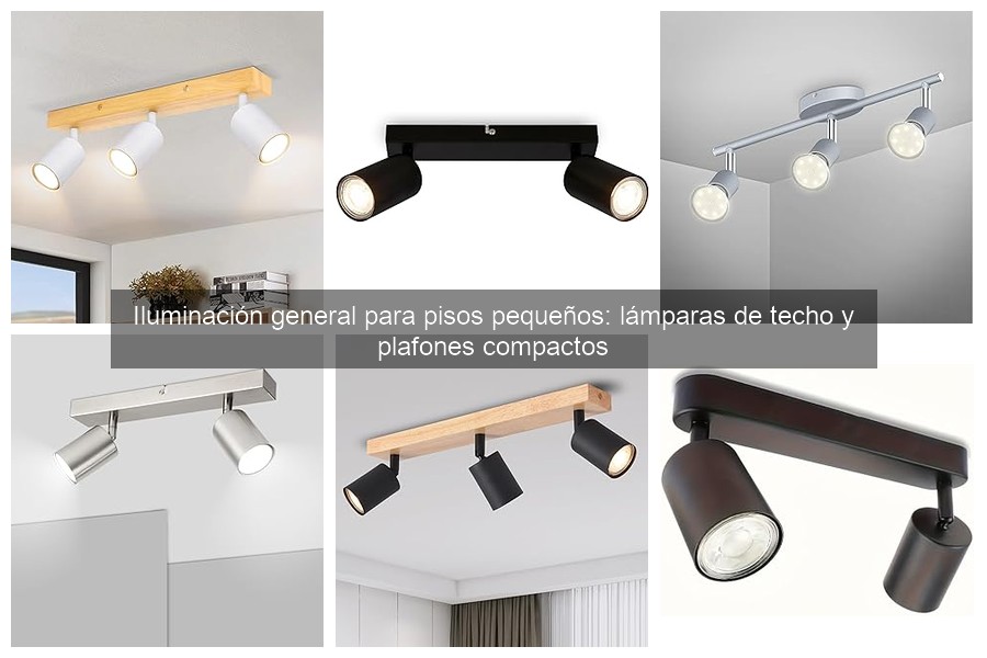 Cómo instalar lámparas de techo en espacios pequeños