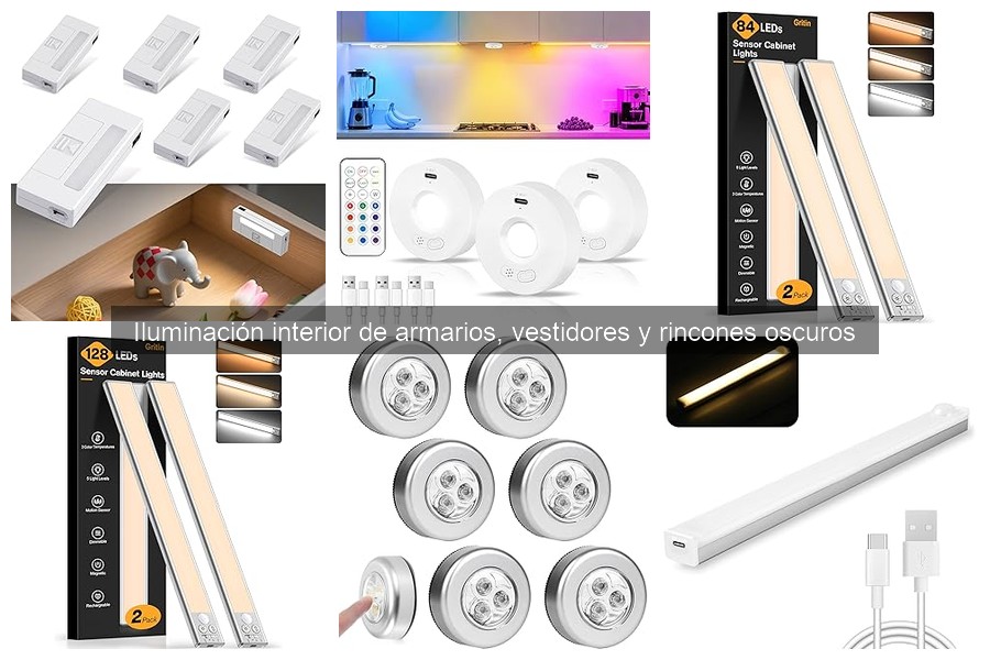 Cómo instalar luces interiores en tu armario fácilmente