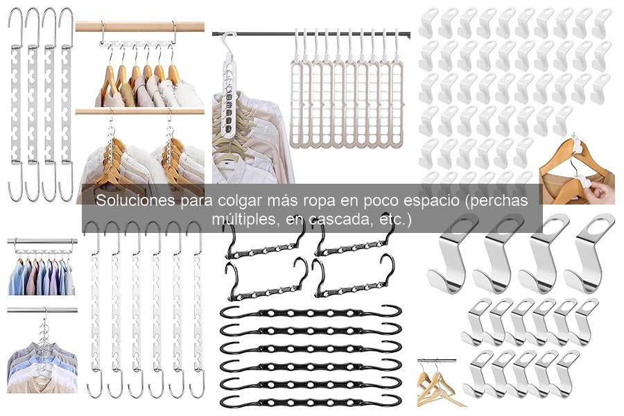 Cómo instalar perchas múltiples en tu armario fácil y rápido