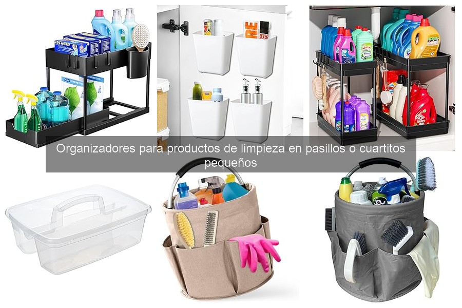 Cómo instalar un organizador de productos de limpieza en tu pasillo