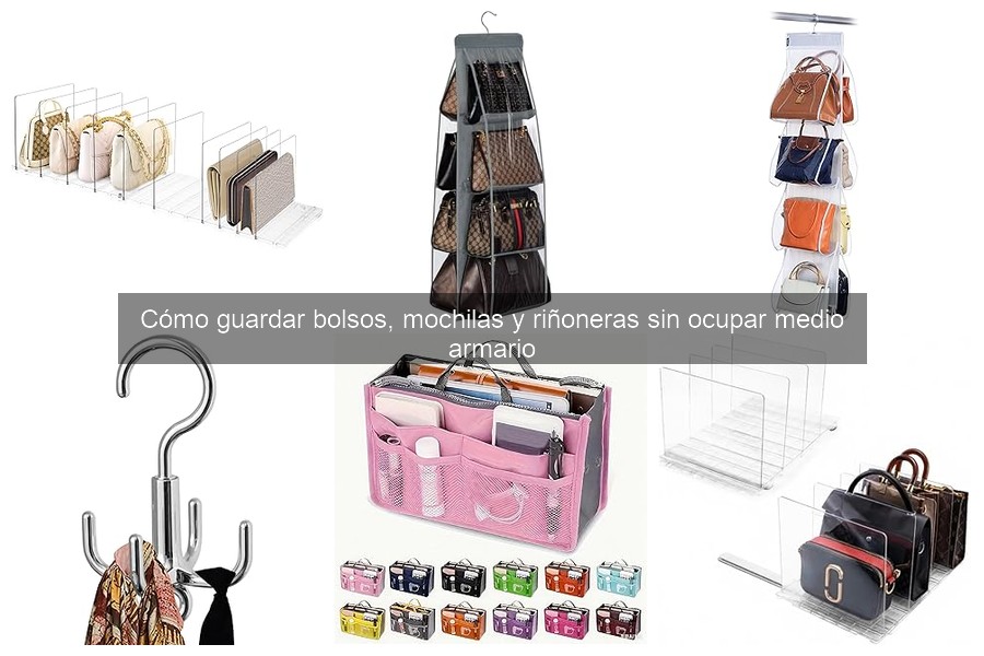 Cómo limpiar y mantener organizadores de mochilas y bolsos