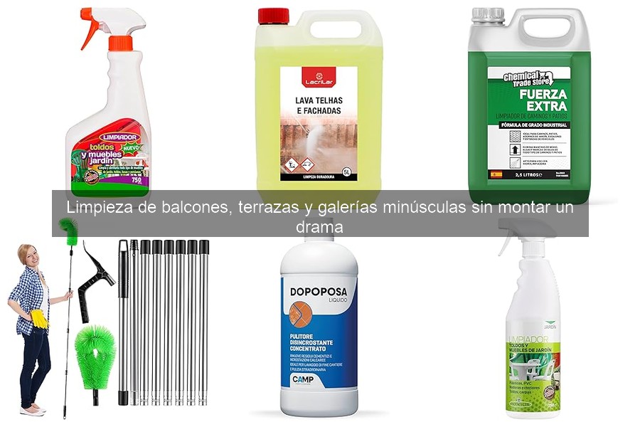 Cómo limpiar y organizar tu balcón pequeño fácilmente