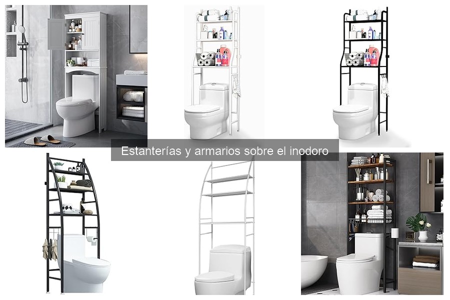 ** Cómo Mantener Estanterías y Armarios sobre el Inodoro