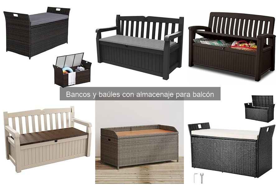 Cómo mantener un banco de balcón con almacenaje en perfectas condiciones
