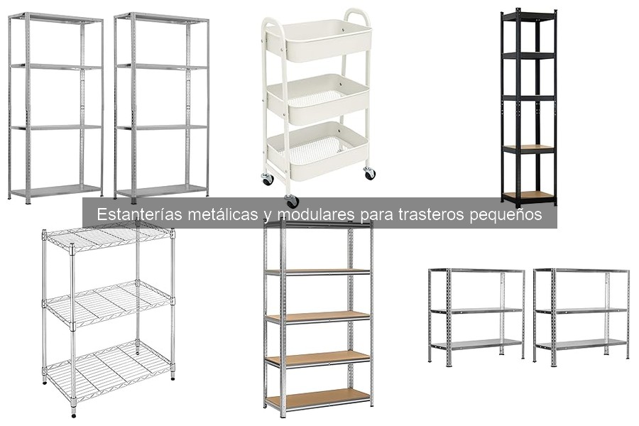 Cómo montar estanterías metálicas en trasteros pequeños