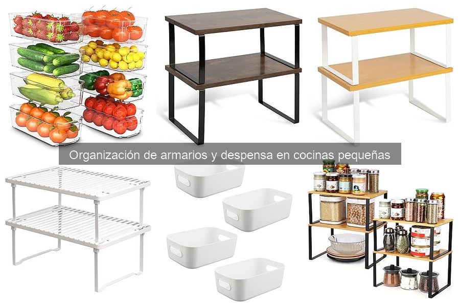 Cómo organizar la comida en despensas pequeñas