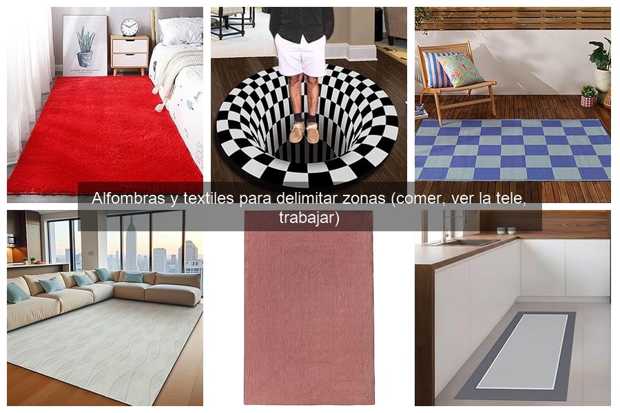 Comparativa: Alfombras Naturales vs Sintéticas para Delimitar Zonas