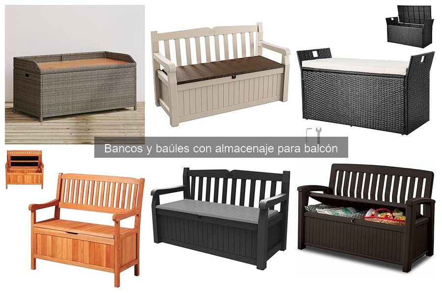 Comparativa: Banco de Balcón vs Baúl de Almacenaje