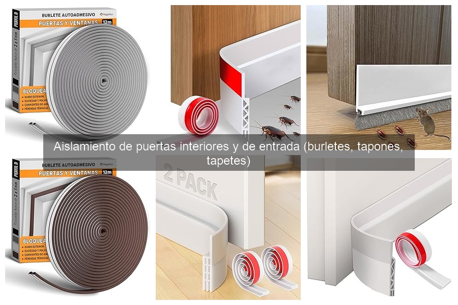 Comparativa Burletes vs Tapones para Puertas: ¿Cuál Elegir?