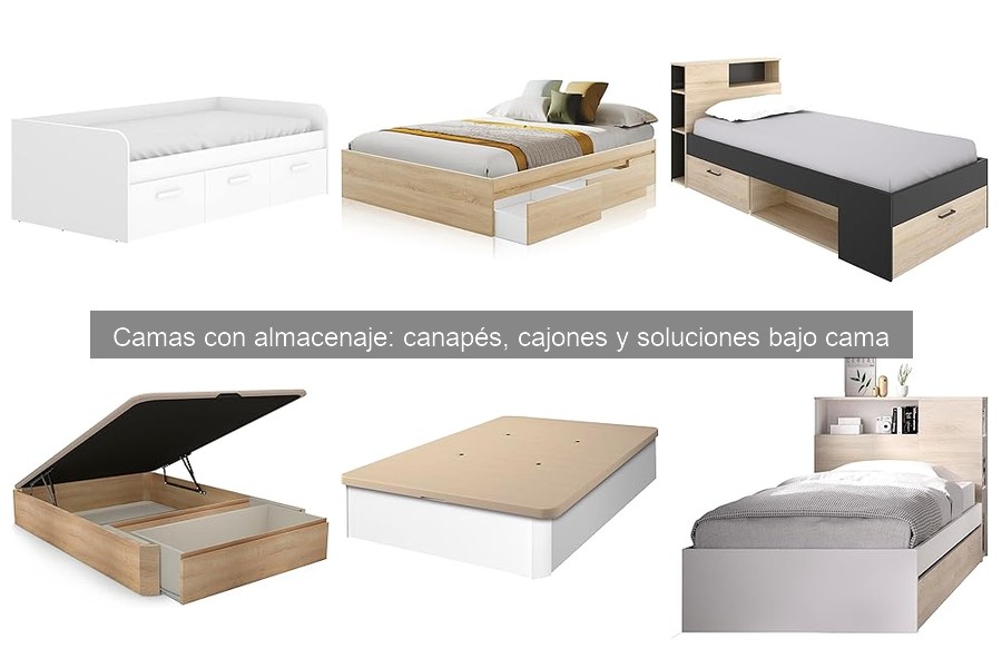 Comparativa: Camas con Cajones vs. Canapés