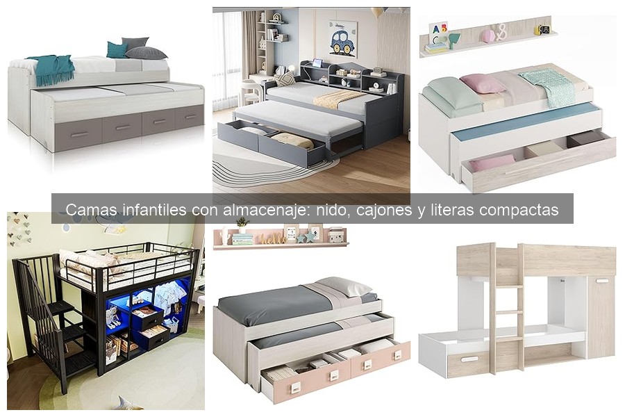 Comparativa: Camas Nido, Literas y Camas con Cajones