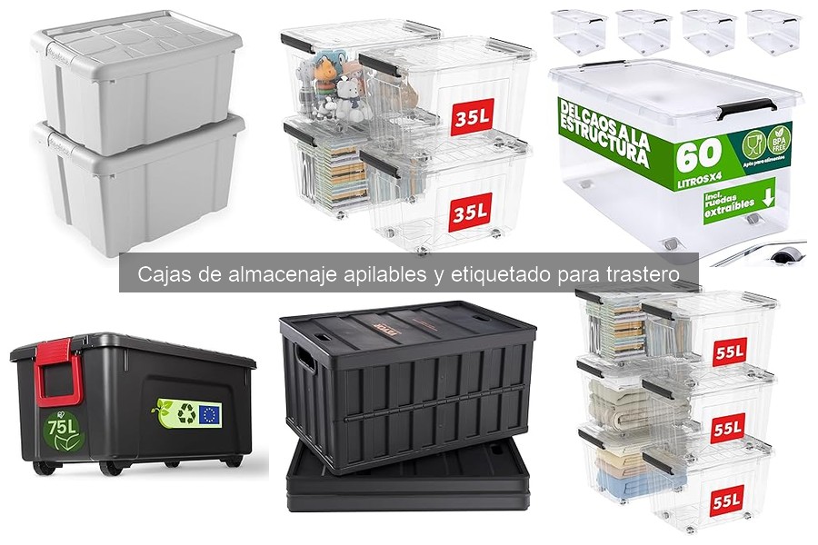 Comparativa de Cajas de Almacenaje Apilables: Mejores Marcas