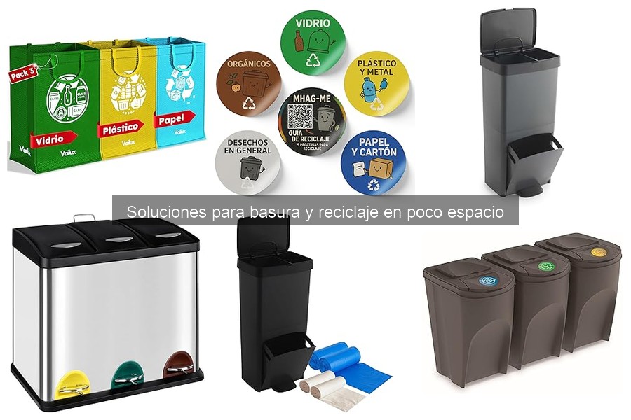 Comparativa de cubos de basura compactos para pequeñas cocinas