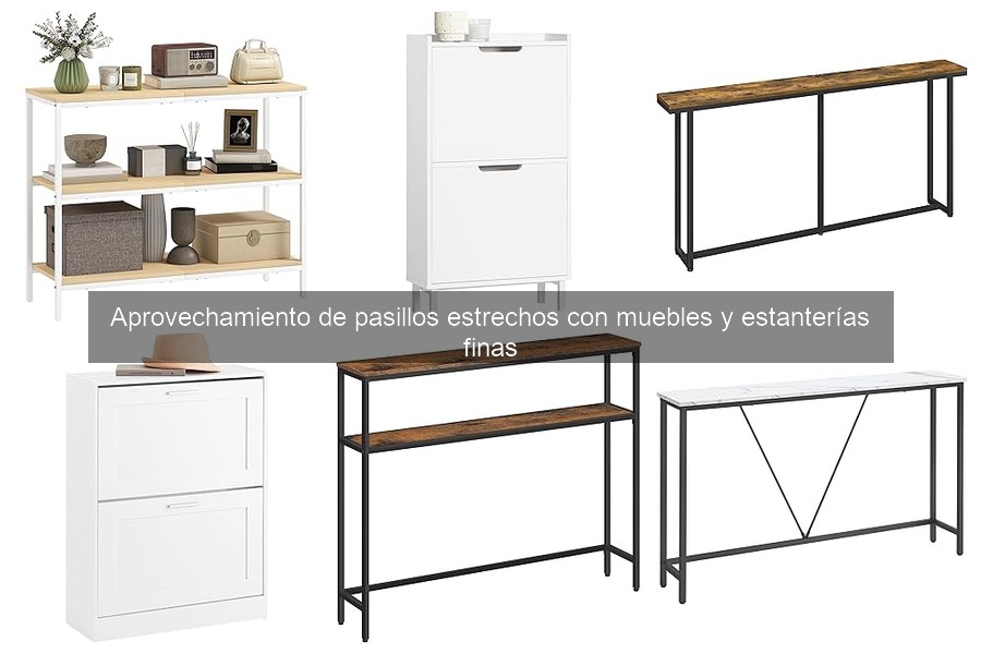 Comparativa de estanterías finas para pasillos estrechos