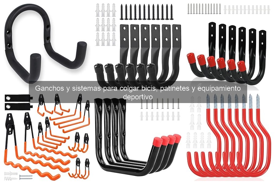 Comparativa de ganchos para bicicletas y patinetes