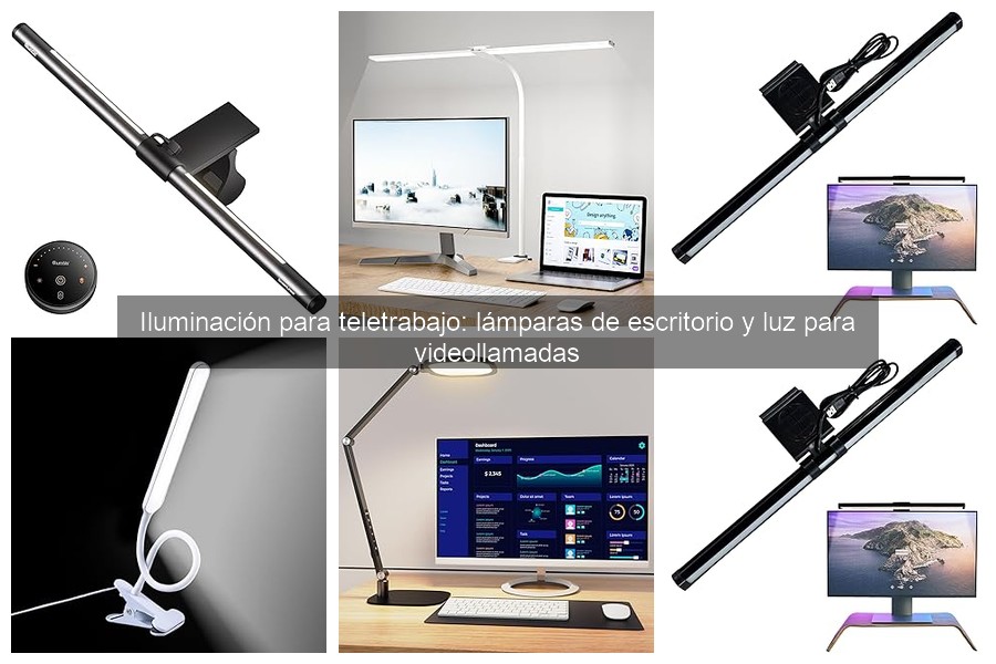 Comparativa de Lámparas LED vs Fluorescentes para Teletrabajo