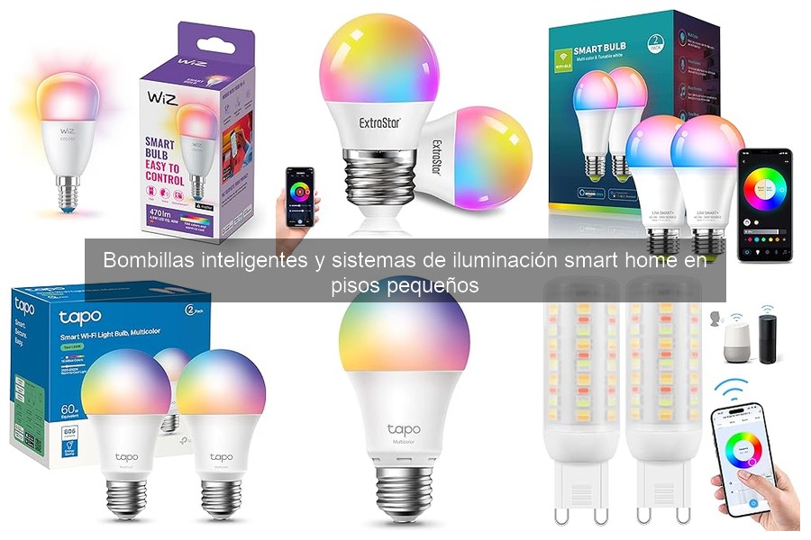 Comparativa de las mejores bombillas inteligentes para pisos pequeños