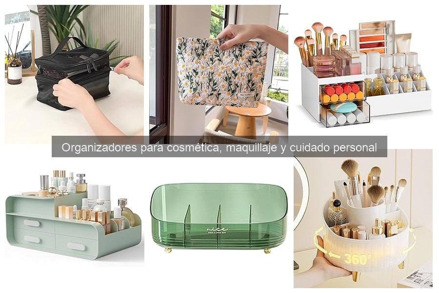 Comparativa de materiales en organizadores de maquillaje