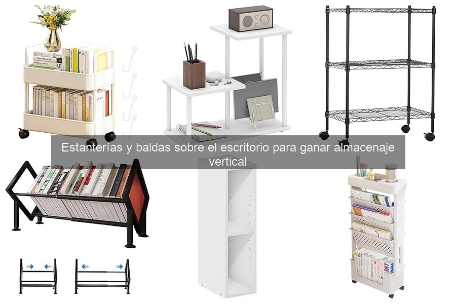 Comparativa de materiales para estanterías de escritorio