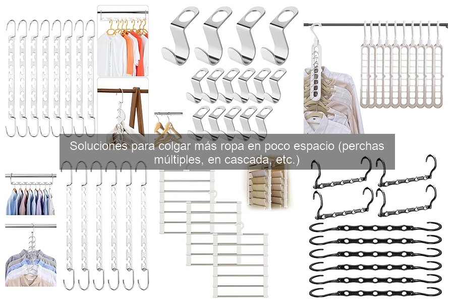 Comparativa de perchas múltiples para optimizar tu espacio