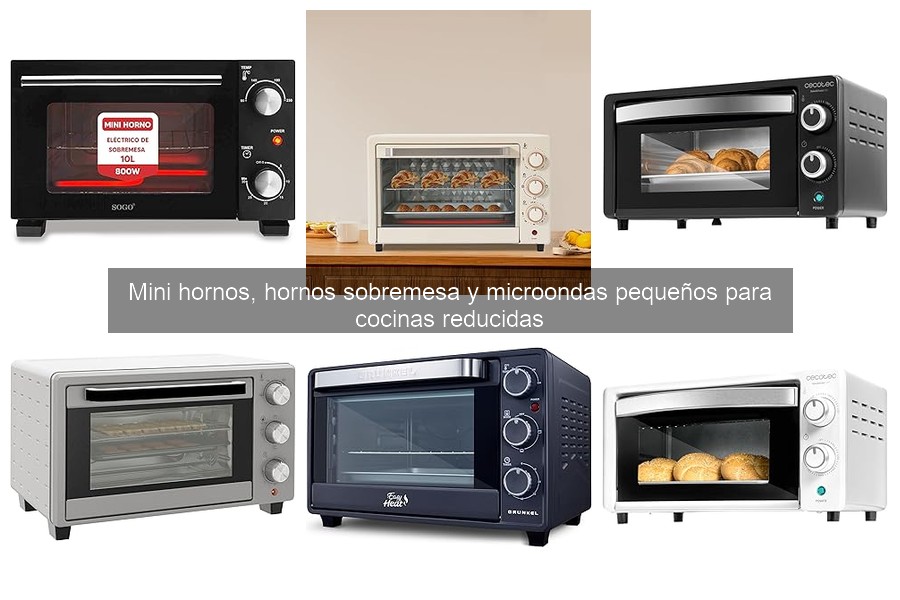Comparativa de precios mini hornos en tiendas online