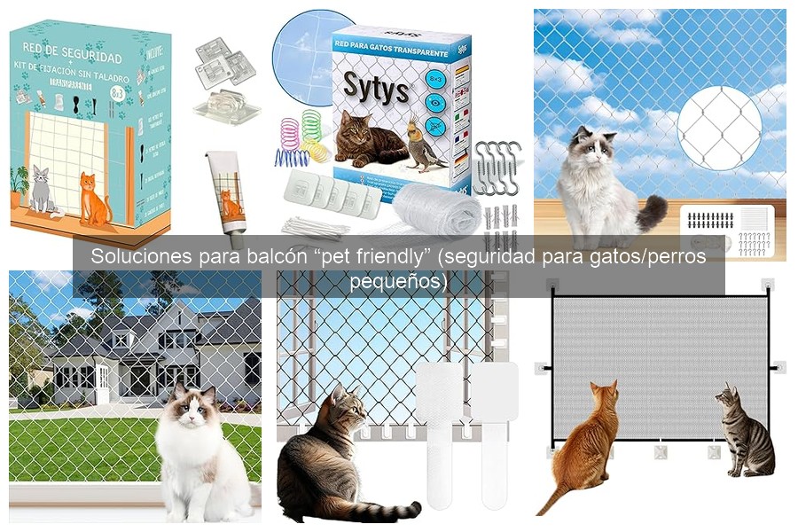 Comparativa de Redes de Seguridad para Mascotas en Balcones