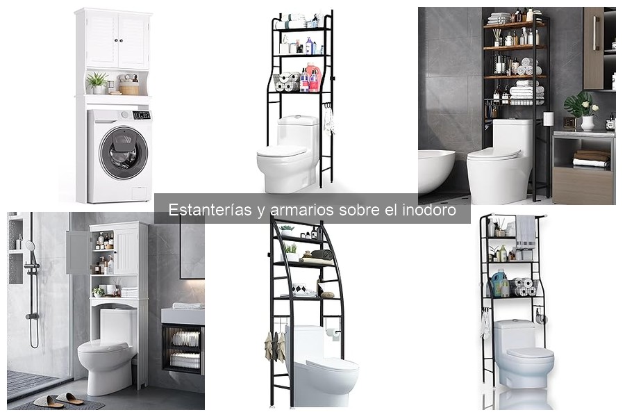Comparativa: Estanterías abiertas vs cerradas sobre inodoro