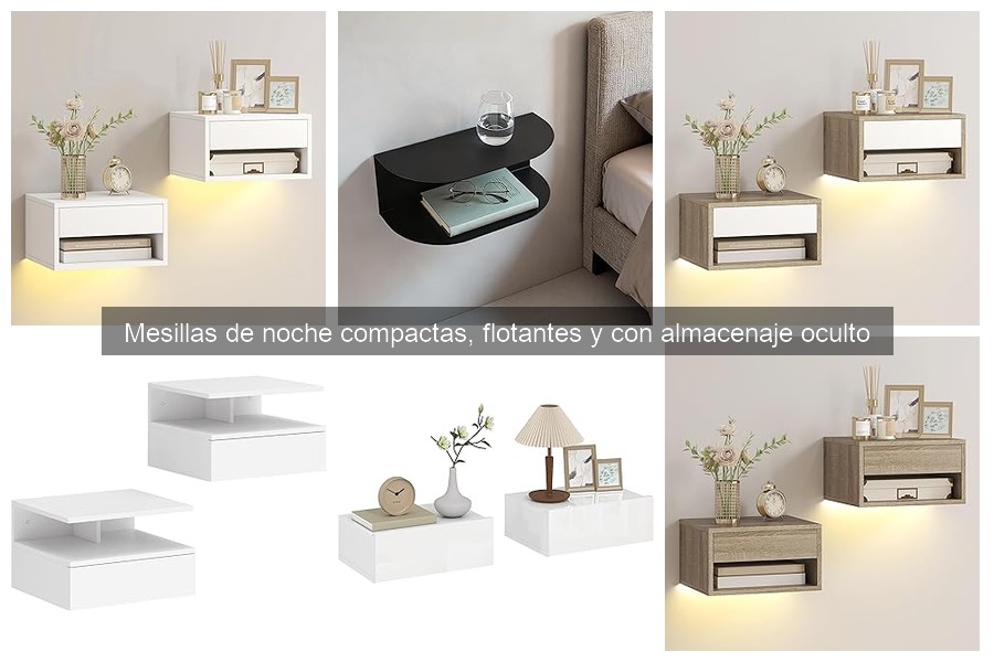 Comparativa: Mesillas de Noche Flotantes vs. Tradicionales