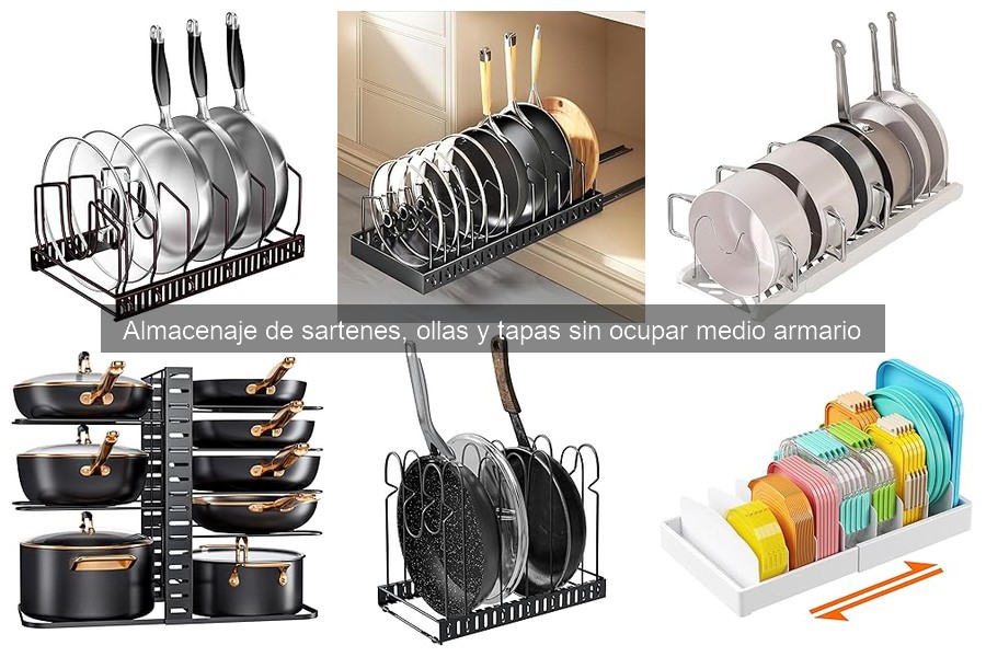 Comparativa: Organizadores de Sartenes de Madera vs. Metal