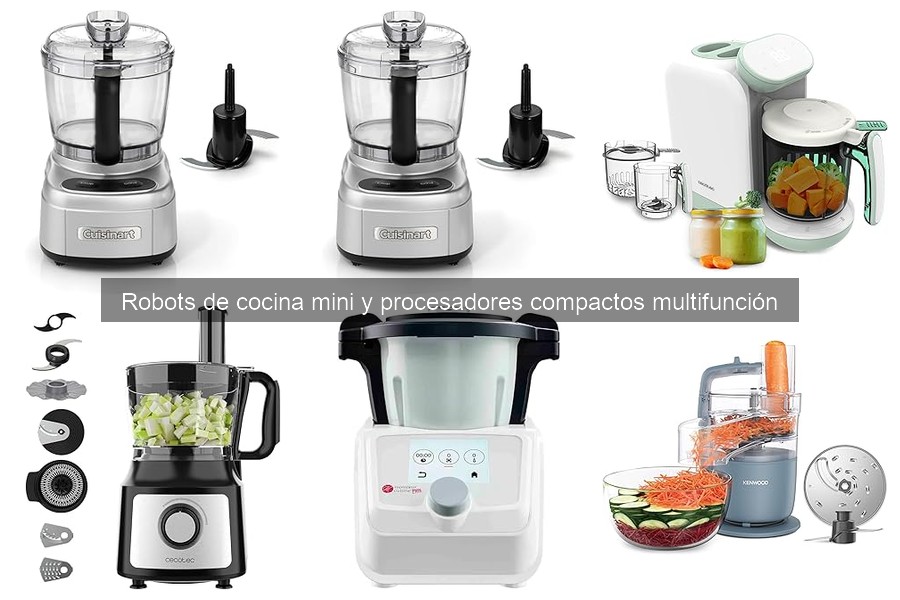 Comparativa: Robots de cocina mini vs grandes para tu hogar