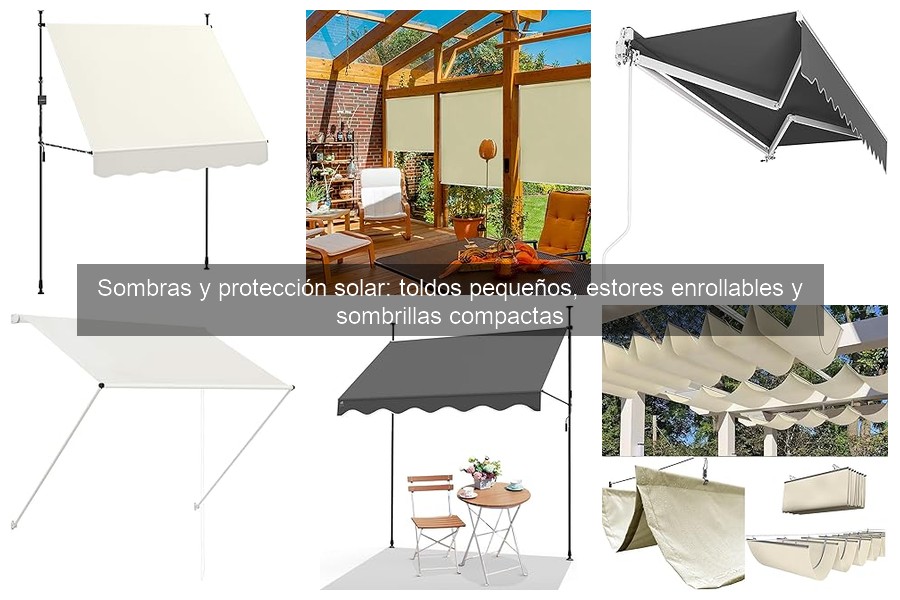 Comparativa: Toldos pequeños vs Sombrillas compactas