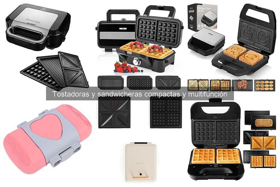 Comparativa: Tostadoras vs Sandwicheras Multifunción