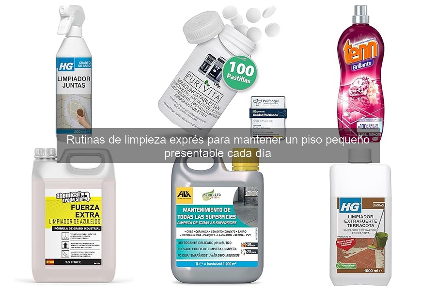 ¿Con qué frecuencia limpiar un piso pequeño? Guía práctica