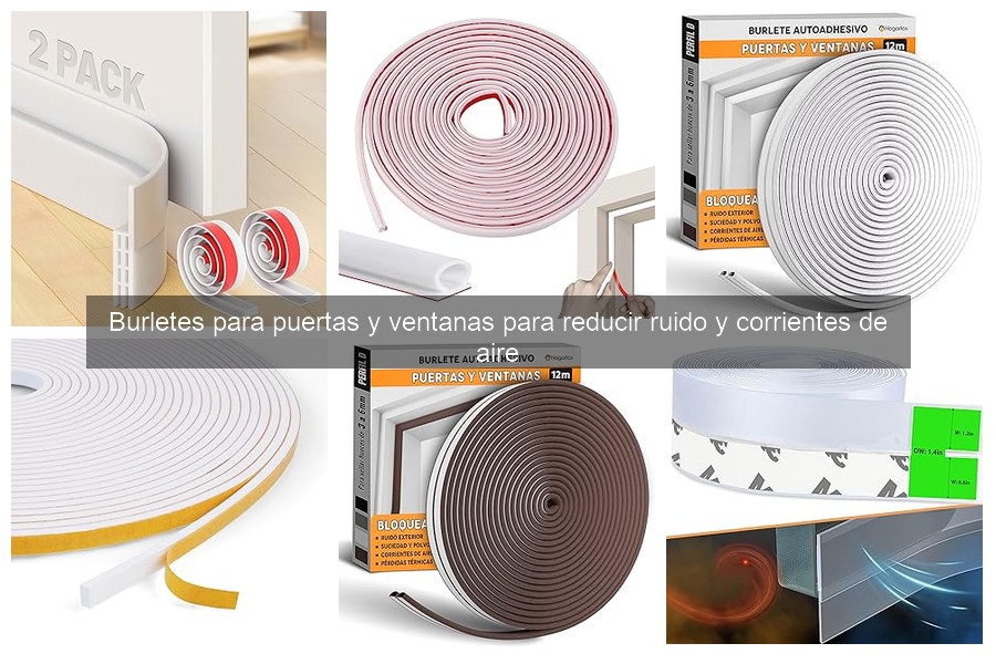 Consejos para elegir el burlete adecuado en ventanas y puertas
