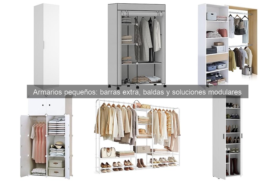 Consejos para Instalar Barras Extra en Armarios Pequeños