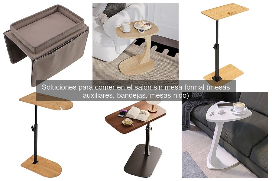 Consejos para mantener bandejas de comer en el salón